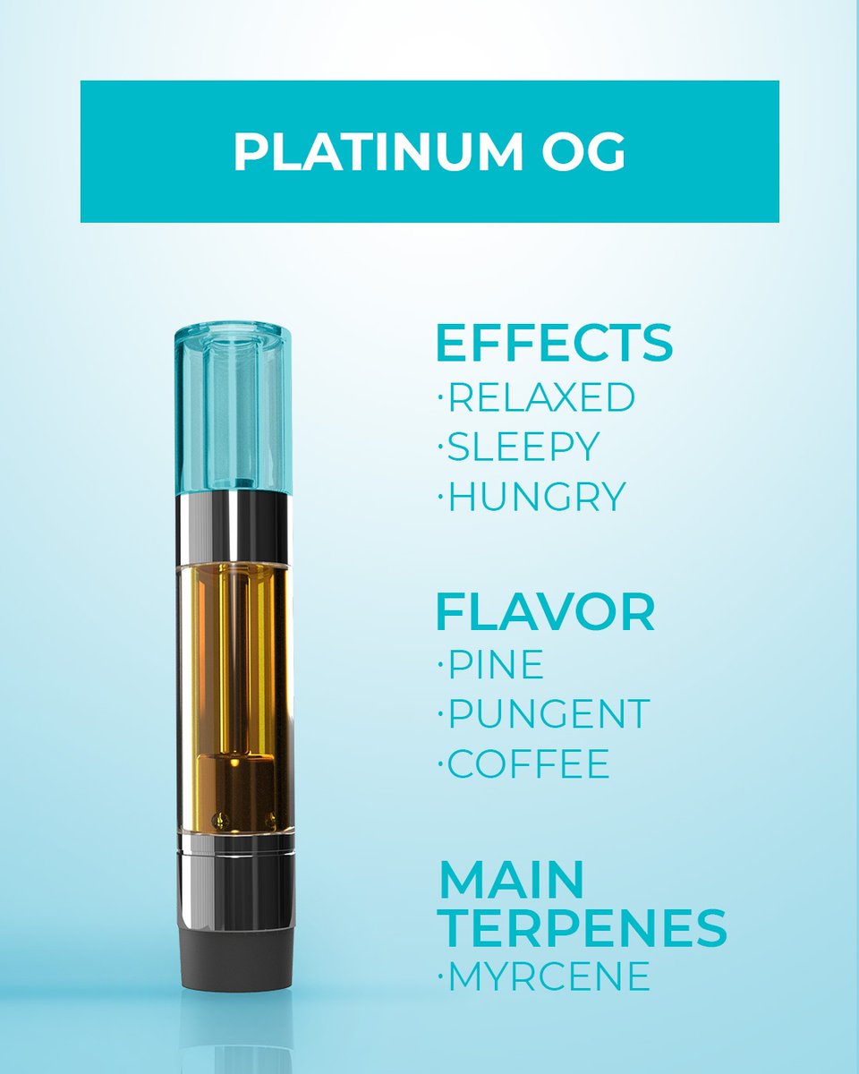 PLATINUM OG - A classic for relaxation! 

Available in CA.