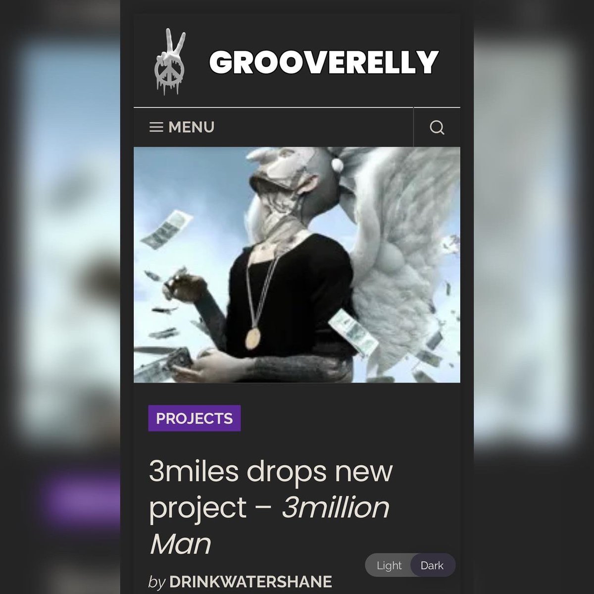NEW ARTICLE UP  ON <a href="/grooverelly/">GROOVERELLY</a> FOR MY PROJECT #3millionMan 

I appreciate all media who wanna write anything on me 
love y’all 

🔽🔽🔽🔽
grooverelly.com/2022/10/05/3mi…