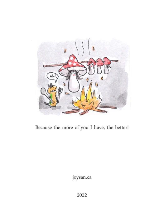   A Mushroom's Life - A collection of fun(gi) illustrations - Part 2 of 2 - END!  A small zine I prepared for Canzine. I'll have copies of this at  as well this October : ) 