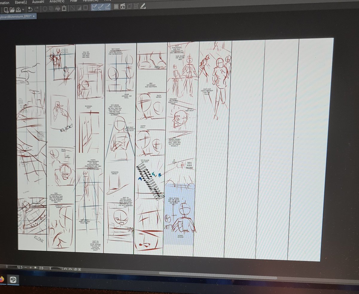 Storyboards for potential Webtoon Original episodes certainly are super long oh god
