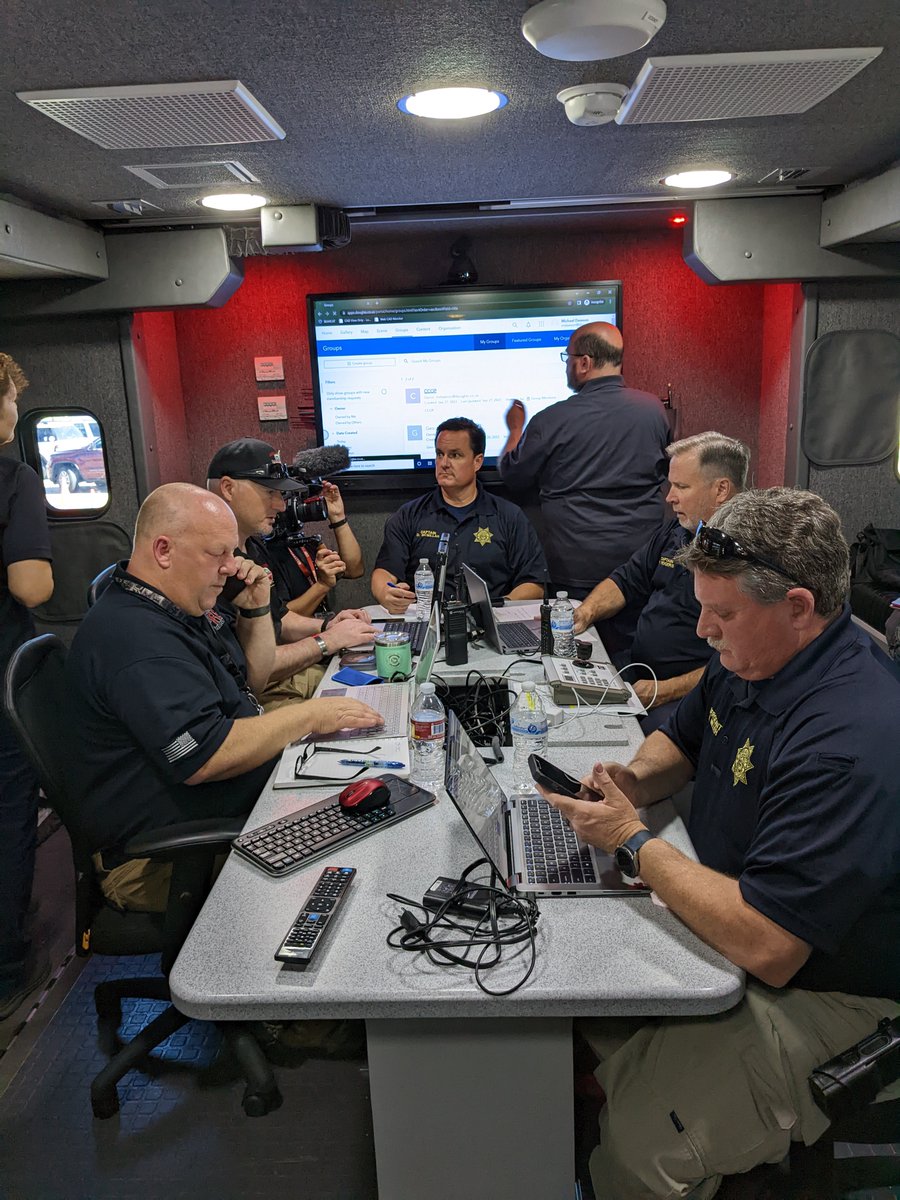 AdamsOEM's tweet photo. We had a great time supporting @douglasoem on Saturday as we practiced wildfire response coordination. Great to see so many parters, like @COWYRedCross, @DouglasCoSO, @SouthMetroPIO, @AuroraFireDpt (to name a few!) out working to keep our communities safe! Nice work all! #CoReady https://t.co/XkfpLIsuTe