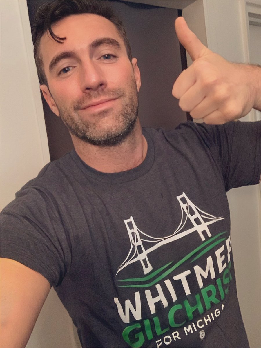 mattysmalls's tweet photo. This Wolverine is all in for Governor Whitmer ๐๐๐ Great Lakes, Great Times #WhitmerForGovernor https://t.co/0NeFkvqD7T