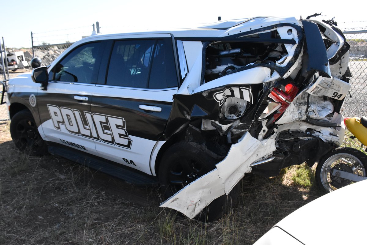 Last night around 11:00 PM, two of our officers (a trainee and field training officer) were struck by a drunk driver in the 17700 block of Ronald Reagan Blvd.  The driver was arrested for DWI. Please plan ahead and get a safe ride home.  Don't ruin a life. #drivedrunkgotojail