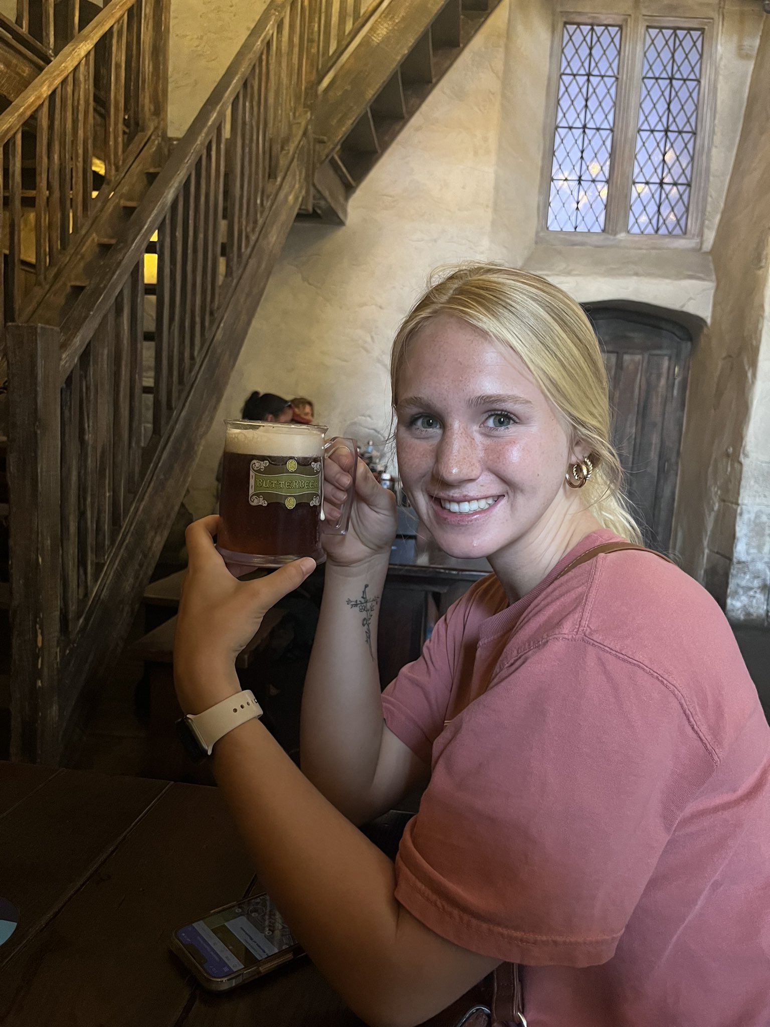 Happy birthday Liz  Glad I got to see you have your first butter beer! 