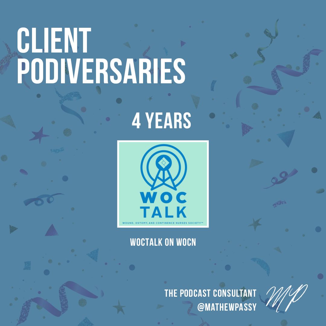 MathewPassy's tweet photo. Wishing a Very Happy Podiversary to WOCTalk on @WOCNSociety! Congrats on 4 years - what an achievement!
https://t.co/KChtyD0H7e
#Podcasting #PodcastingSuccess #ThePodcastConsultant #Podcaster #Podcasters #NewJerseyRecordingStudio #TowncastStudios https://t.co/M0EEHao994