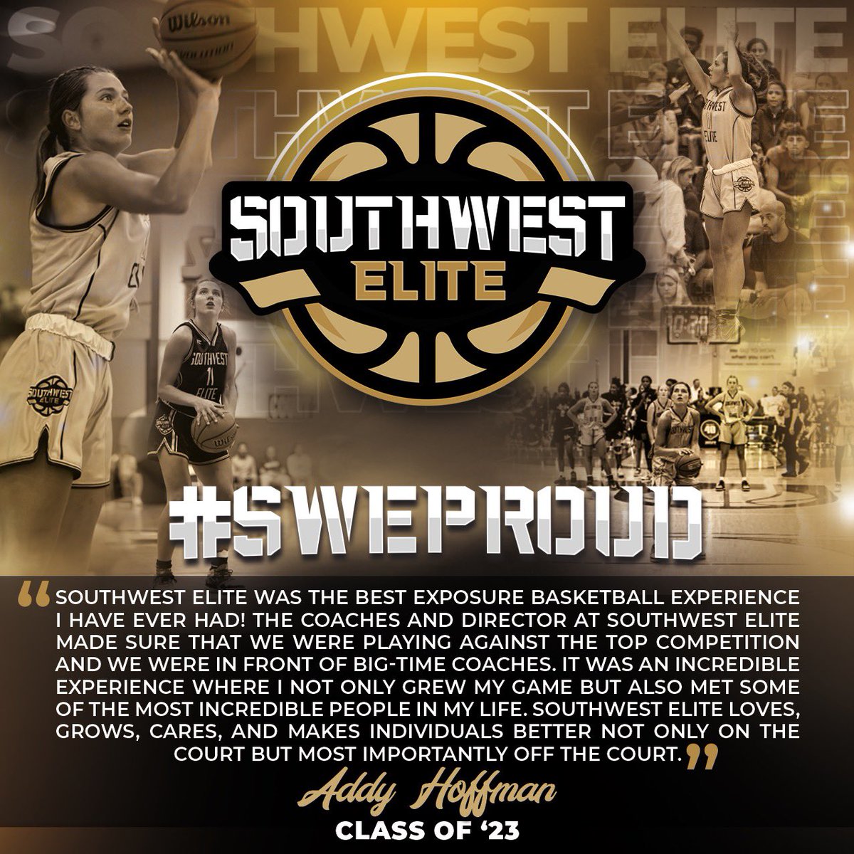 SW_Elite_'s tweet photo. Oh I’m going to miss the Hoffman sisters!!! @addyhoff5 you are the epitome of all heart on and off the court!!! You will be an example for future SWE players for years to come!!! Your future on and off the court is so bright!!! Come see us Sunday!!! #SWEFamily @AustinJ22228543 https://t.co/psRnL5g1bR