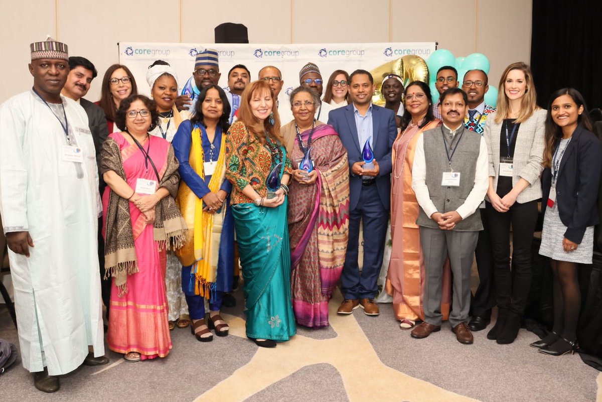 COREGroupDC's tweet photo. Congratulations to the  CORE Group Polio Project (CGPP) Secretariat Directors and the entire team for the recognition through the CGPP Lifetime Impact Award presented at #GHPC22 

#TransformGlobalHealth https://t.co/QqOakfUgJn