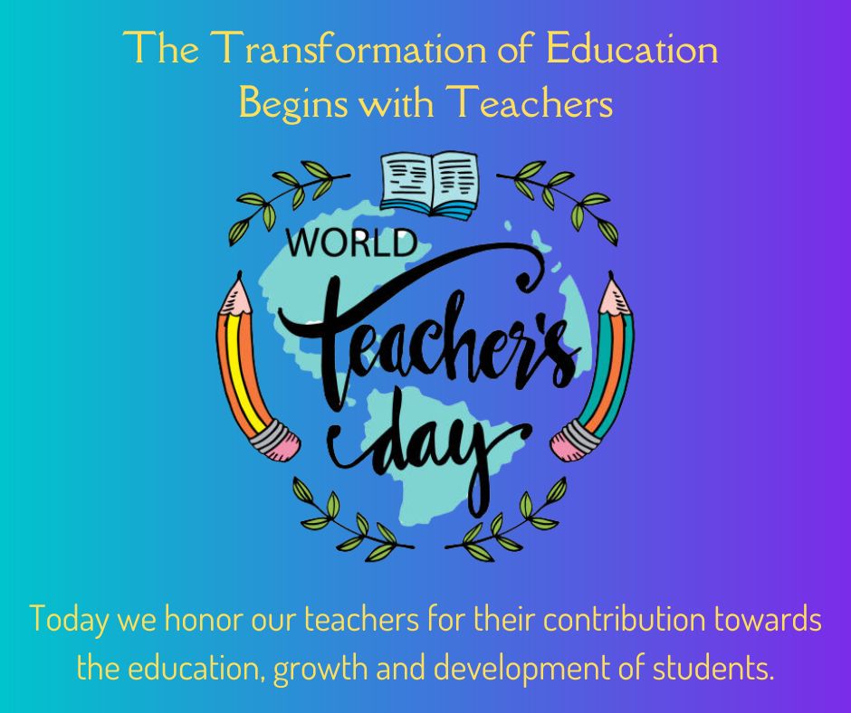 FalconPassPTA's tweet photo. Today is World Teacher's Day.  We could not do this without you! https://t.co/0GdOJadrKE
