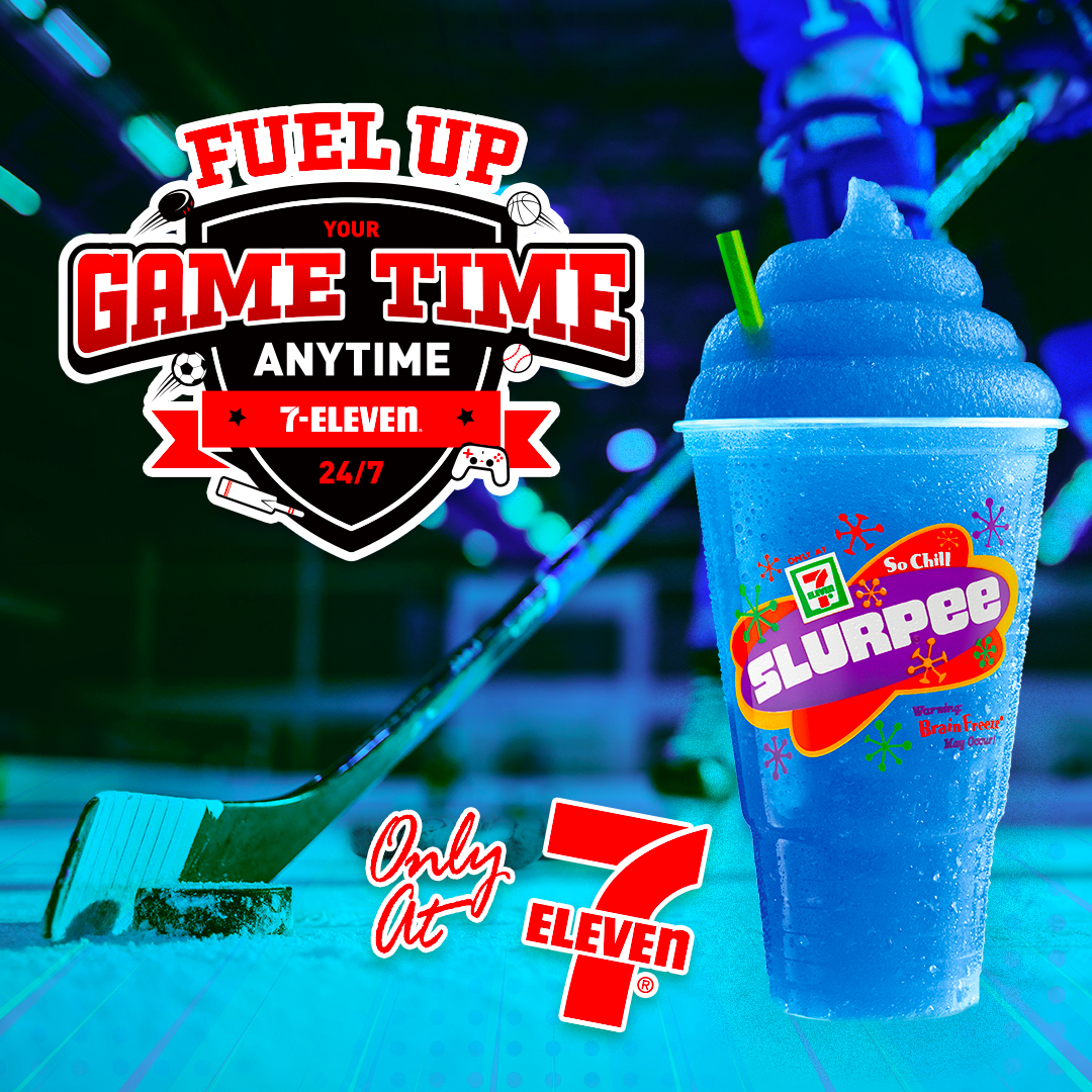 SlurpeeCanada's tweet image. What are you sippin&apos; on when the puck drops? 🏒

Fuel up with Slurpee and Sev snacks for the best game night experience. Don&apos;t forget to scan your 7Rewards for a chance to win $2022 cash a week 👀

#GetSlurpeeDelivered #GameTimeAnytime #OnlyAt7Eleven