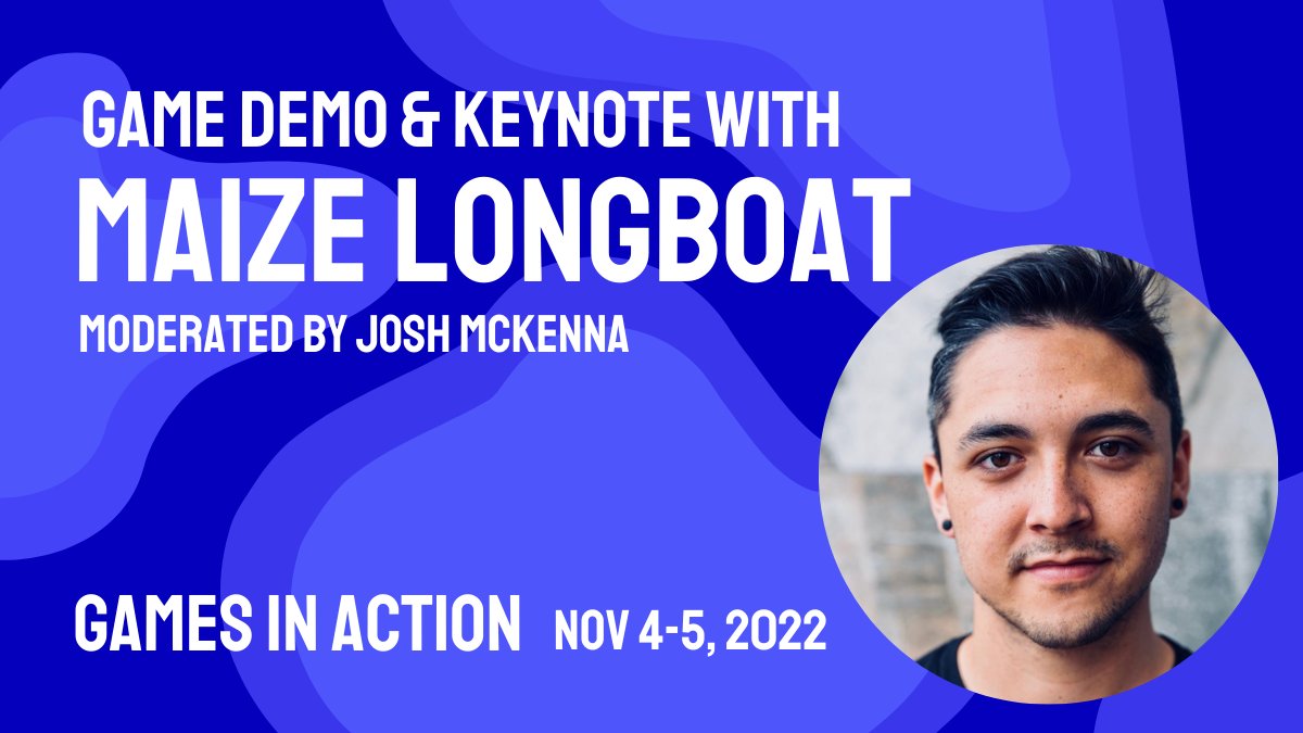 How can video games support #Indigenous storytelling? You won't want to miss our talk with <a href="/MaizeLongboat/">Maize Longboat</a> this Nov 4-5, 2022. Register at gamesinaction.squarespace.com #gamedev #narrativedesign