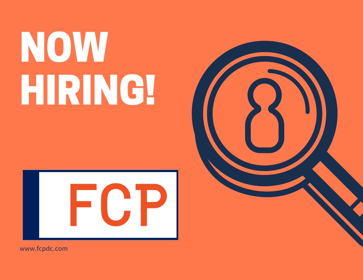 FCP seeking #Analyst or Senior Analyst to join #accounting team. This is an exciting opportunity to join a  respected real estate private equity firm with a strong track record. Candidates for this position need to be a CPA with accounting experience. fcpdc.com/contact-us/car…