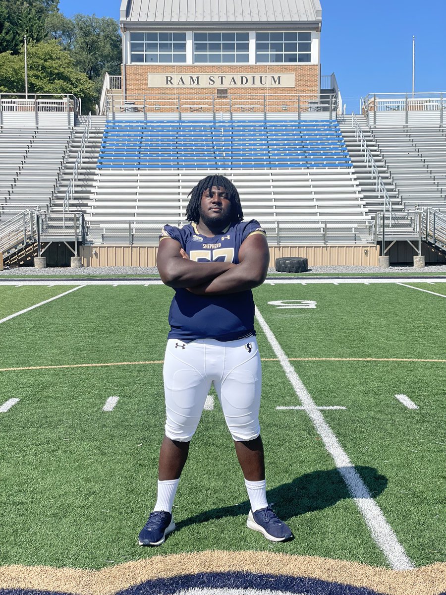 I would like to thank Shepherd University for giving me the opportunity to pursue my education as well as play the game of Football. This being said I am now entering the Transfer Portal with two years of eligibility left.