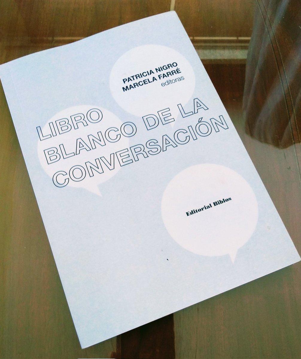 gramelgar's tweet photo. #LleganLibros
¡Gracias a las editoras #PatriciaNigro y #MarcelaFarré por este #LibroBlancodelaConversación, editado por @edbiblos!
Se trata de distintas miradas sobre la conversación, "tan necesaria para la convivencia"
#UniversidadBlasPascal #UniversidadAustral
@nigropatricia https://t.co/fDswosS9i4