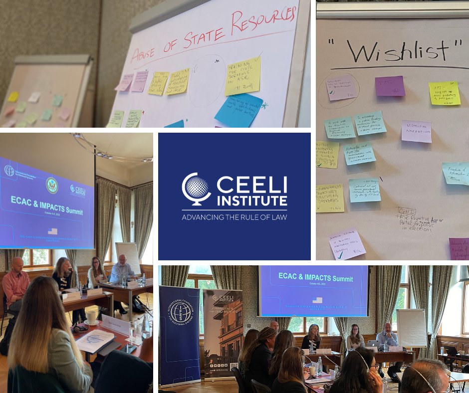 Yesterday we were delighted to open our Global Summit for the “Effective Combat Against Corruption” (ECAC) and “Implementation of Anti-Corruption Treaties and Standards” (IMPACTS) projects in Prague, together with our long-term partner <a href="/IFES1987/">IFES</a> and with support from <a href="/StateINL/">US Dept of State INL</a>.