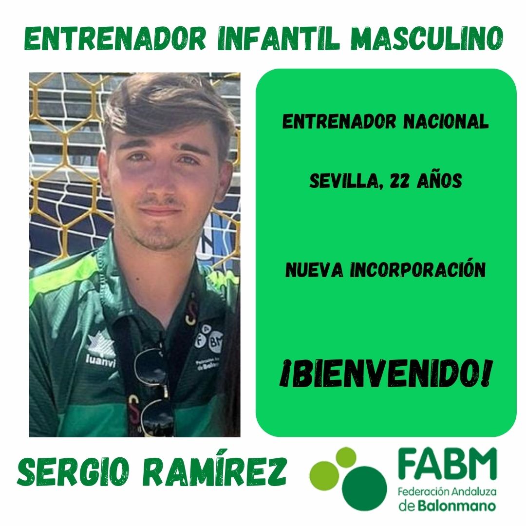 🤾‍♂️INFANTIL MASCULINO🤾‍♂️

▶️Seleccionador: Óscar Valero
▶️Entrenador: Sergio Ramírez

🔝¡Dos claros ejemplos de 'JASP' dentro de los cuerpos técnicos andaluces! ¡Jóvenes Aunque Sobradamente Preparados!

🥇Defenderán el oro conseguido por el propio Óscar junto a <a href="/ajrivera48/">Antonio Rivera</a>