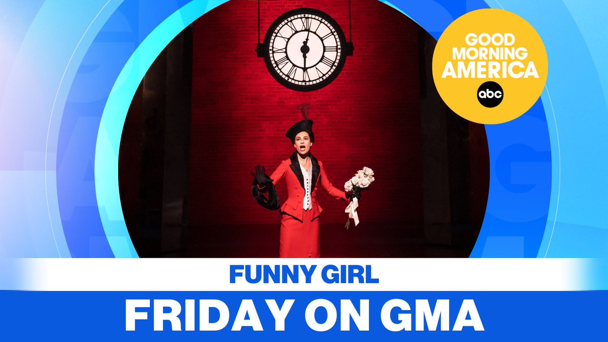 Tune in to @GMA on Friday! #FUNNYGIRL