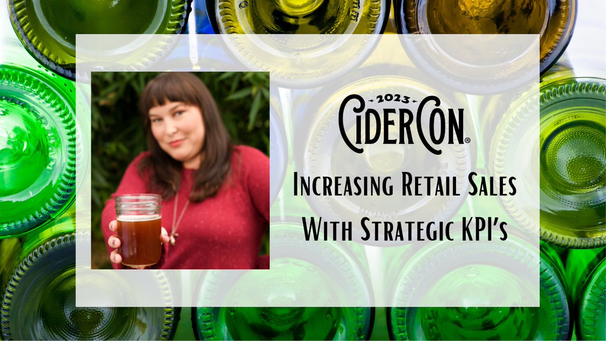 cidercon's tweet image. KPIs are fun to mention in conversation, but building a core set of metrics is a whole new ballgame. Join Julie Rhodes of @NotYourHobbyMS to dive into KPIs at #cidercon2023 in #chicago. Learn more at ciderassociation.org/cidercon2023/.
#cidercon #cidermaker #cidermaking #pickcider #cider