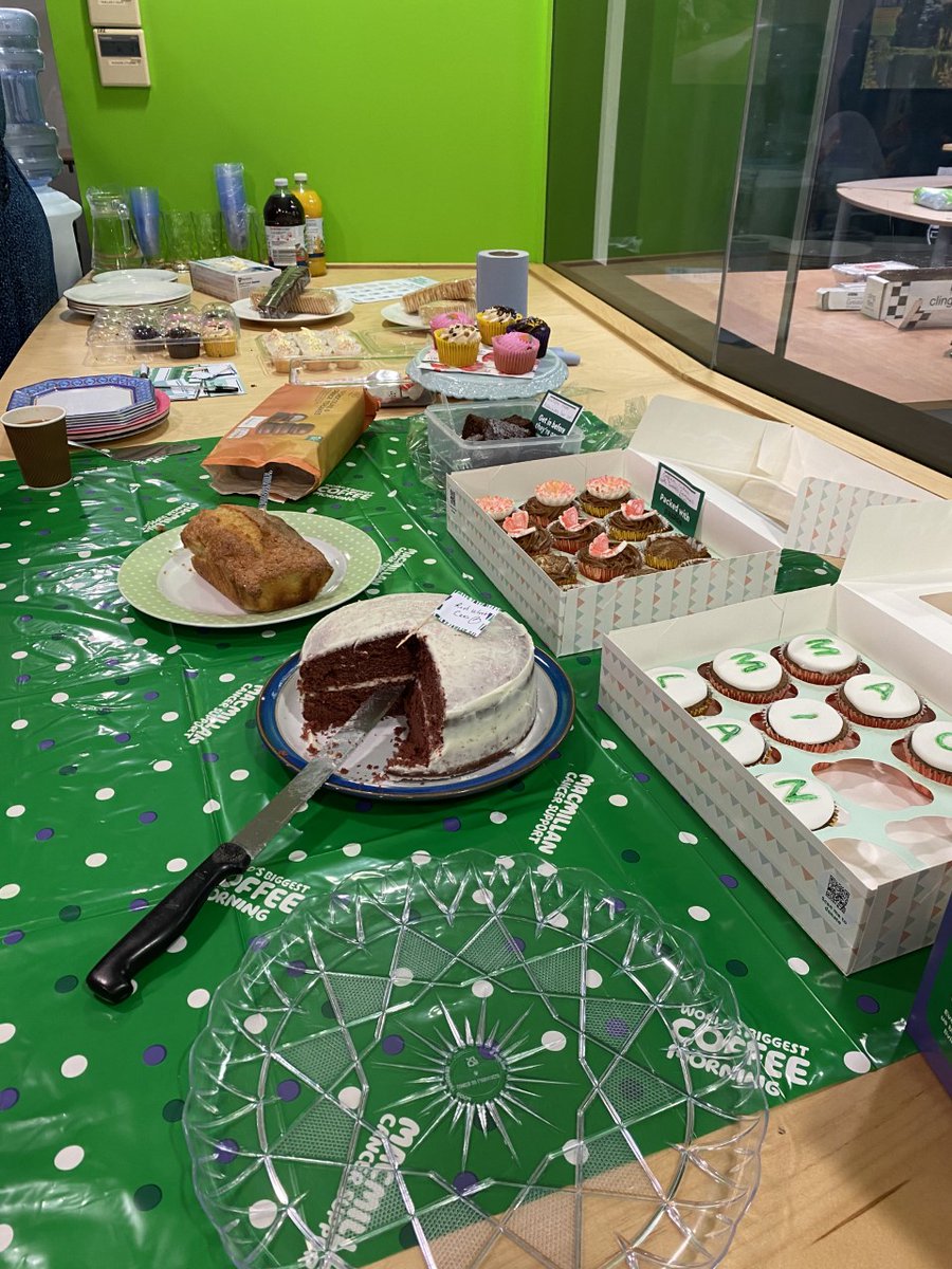 CAB_Norfolk's tweet photo. ☕️The Advice Hub at The Forum in Norwich hosted a super successful Macmillan coffee morning 🍰 

Well done to everyone involved 👏

#ageuknorwich #map #shelter #equallives #norfolkcitizensadvice #norwichcitycouncil #livingwellteam #impact #interact #onenorwichpractices https://t.co/aT9A9vuVBy