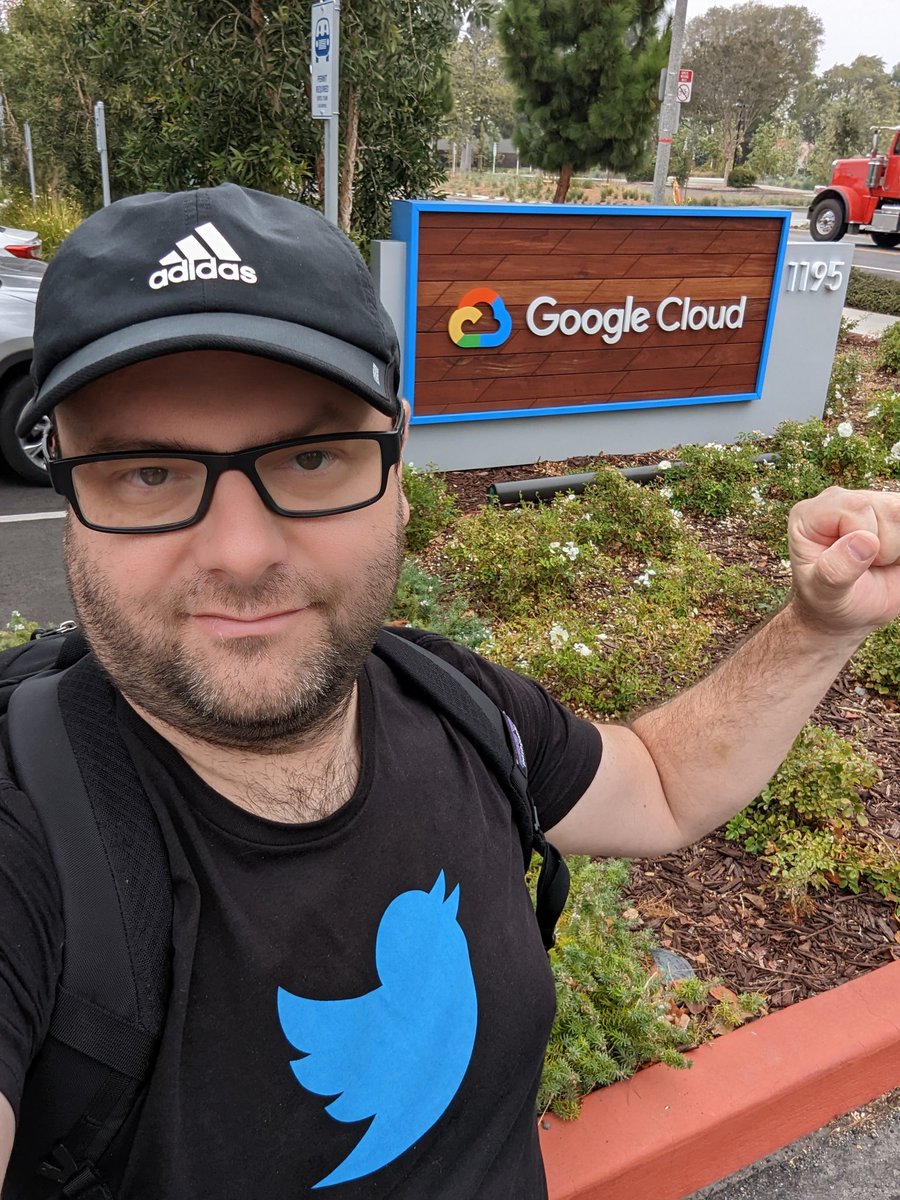 brianduff's tweet photo. It's been a wild ride for #tweeps over the last few months. Sending love and hoping everything will at least settle down a bit now. Proudly wearing this shirt to work today. #twitterdiaspora 💙 💙 https://t.co/KfBp6xOTff