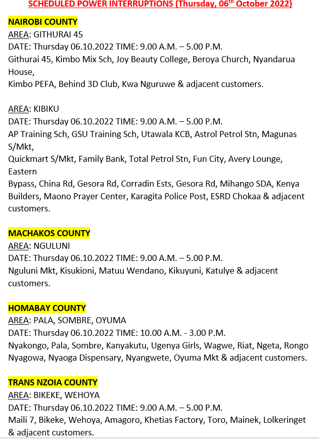 Kenya Power tweet media