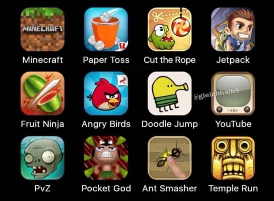 old mobile games actually went so hard…