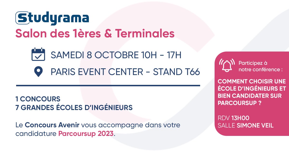 Concours Avenir tweet media