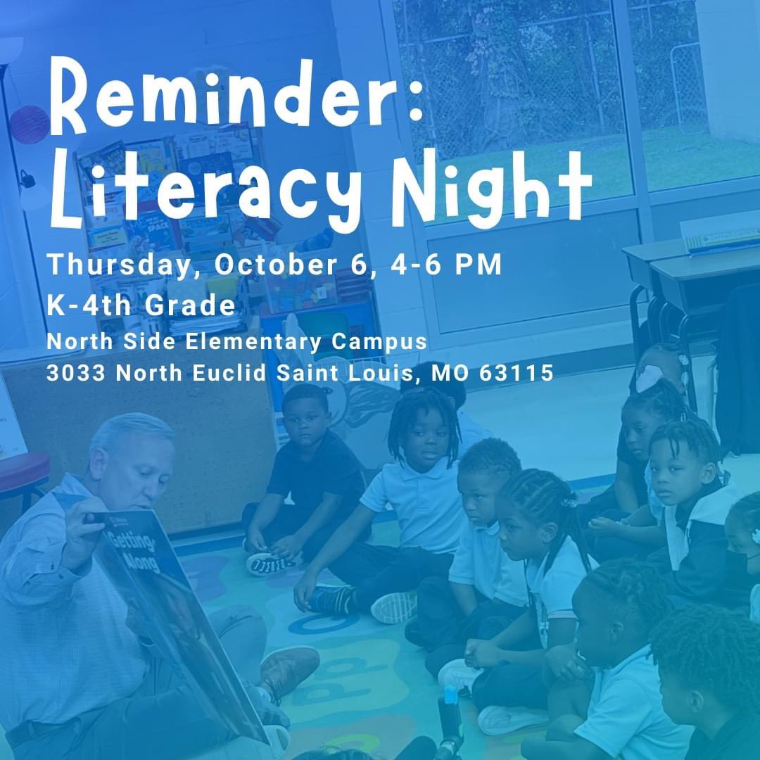 charteroneuclid's tweet photo. Reminder! Literacy Night for our Elementary Campus is tomorrow afternoon from 4-6 PM.
PARENTS will receive a toolkit on how to engage in reading activities at home.
TEACHERS will lead literacy lessons for parents.
STUDENTS will get to participate in story time and take home books https://t.co/wmgOQzZvH0