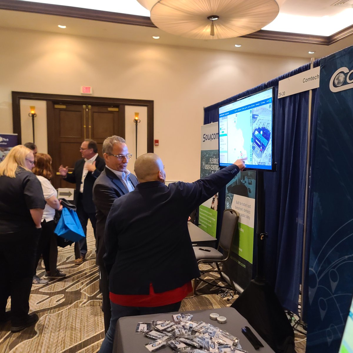 ComtechET's tweet photo. The Comtech SmartResponse team is going strong at South Carolina APCO NENA. Check them out at booth 30! https://t.co/xdnr2XJKn8