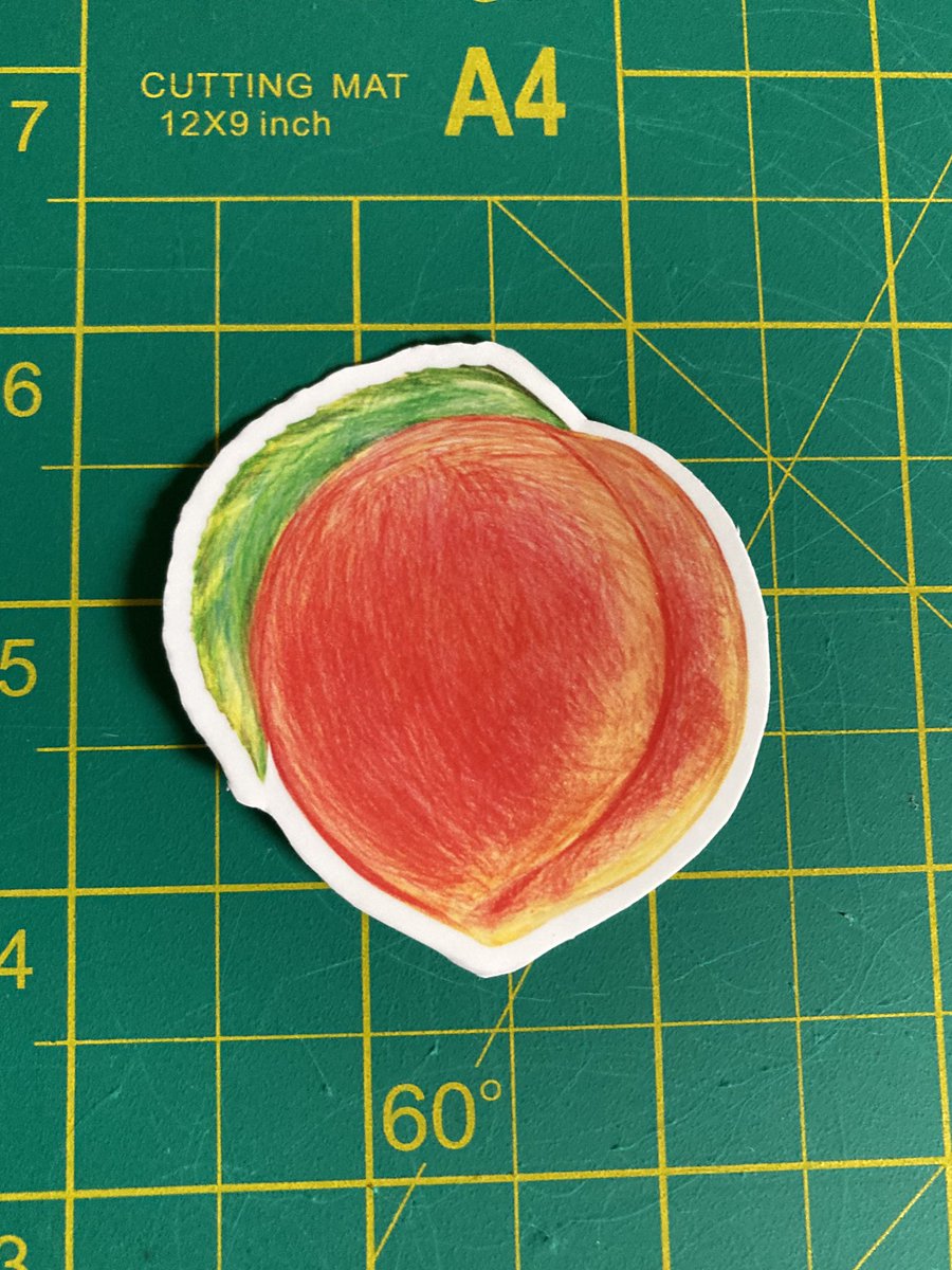 PomPoisonStudio's tweet photo. 2” Vinyl Sticker- Peach

https://t.co/11NXufGLOD

Cheeky Peach Stickers designed and handcrafted by yours truly. Made to order. You should definitely get these before the holiday rush starts! https://t.co/47mAEem5Zq