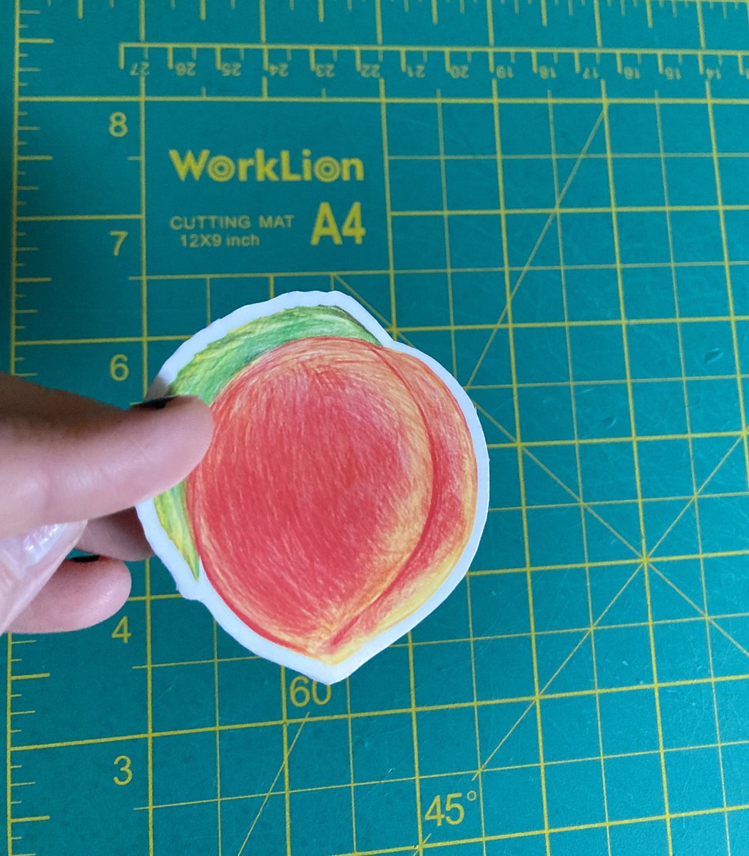 PomPoisonStudio's tweet photo. 2” Vinyl Sticker- Peach

https://t.co/11NXufGLOD

Cheeky Peach Stickers designed and handcrafted by yours truly. Made to order. You should definitely get these before the holiday rush starts! https://t.co/47mAEem5Zq