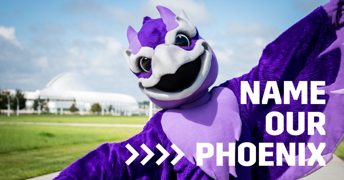 🔥Make campus history🔥 Our beloved Phoenix represents the spirit and culture of #FLPoly, but it really needs a name! Name submissions will be accepted until Oct. 24.👇 #NameOurPhoenix bit.ly/3Map2cu