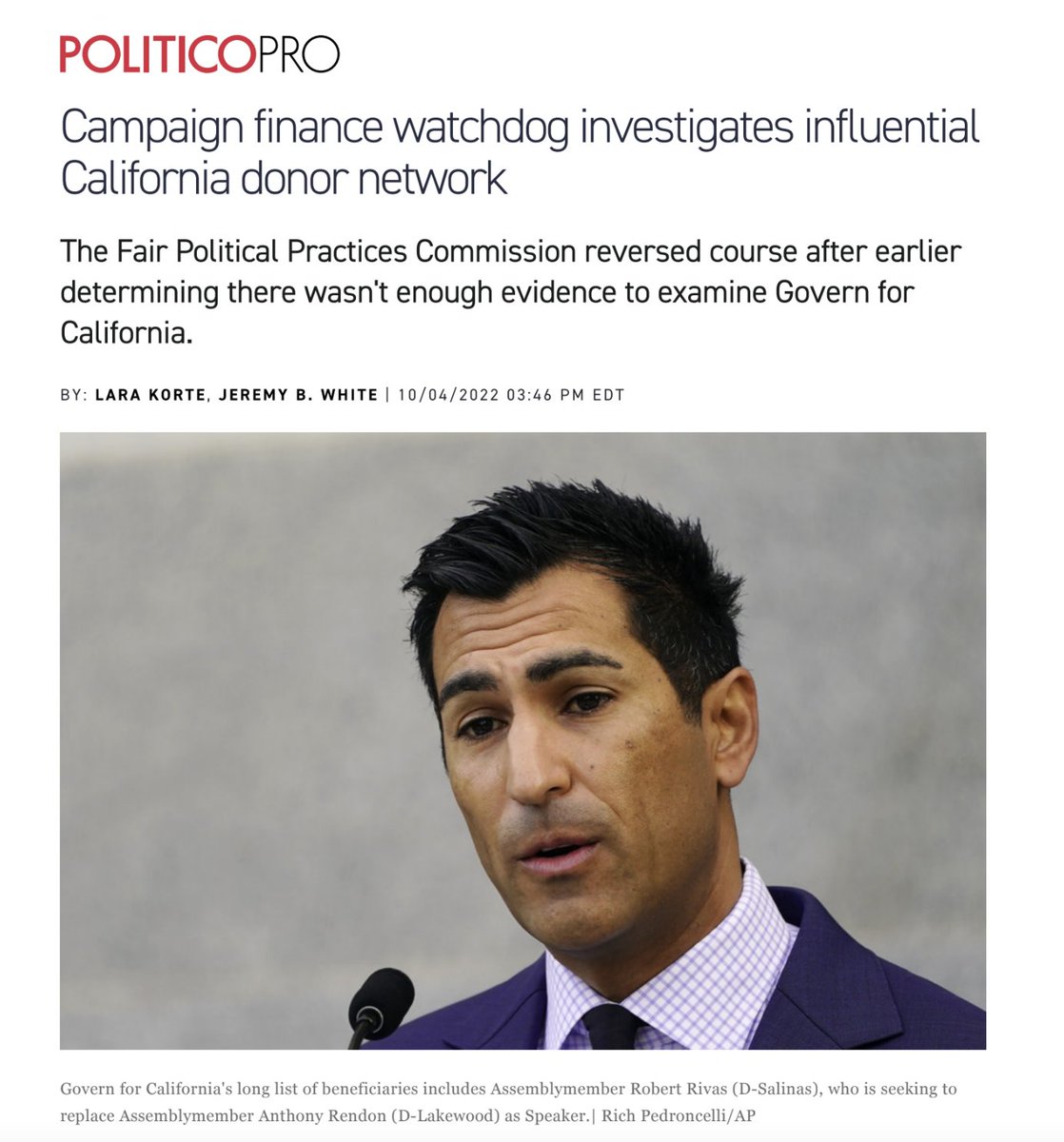Govern for CA Watch tweet media