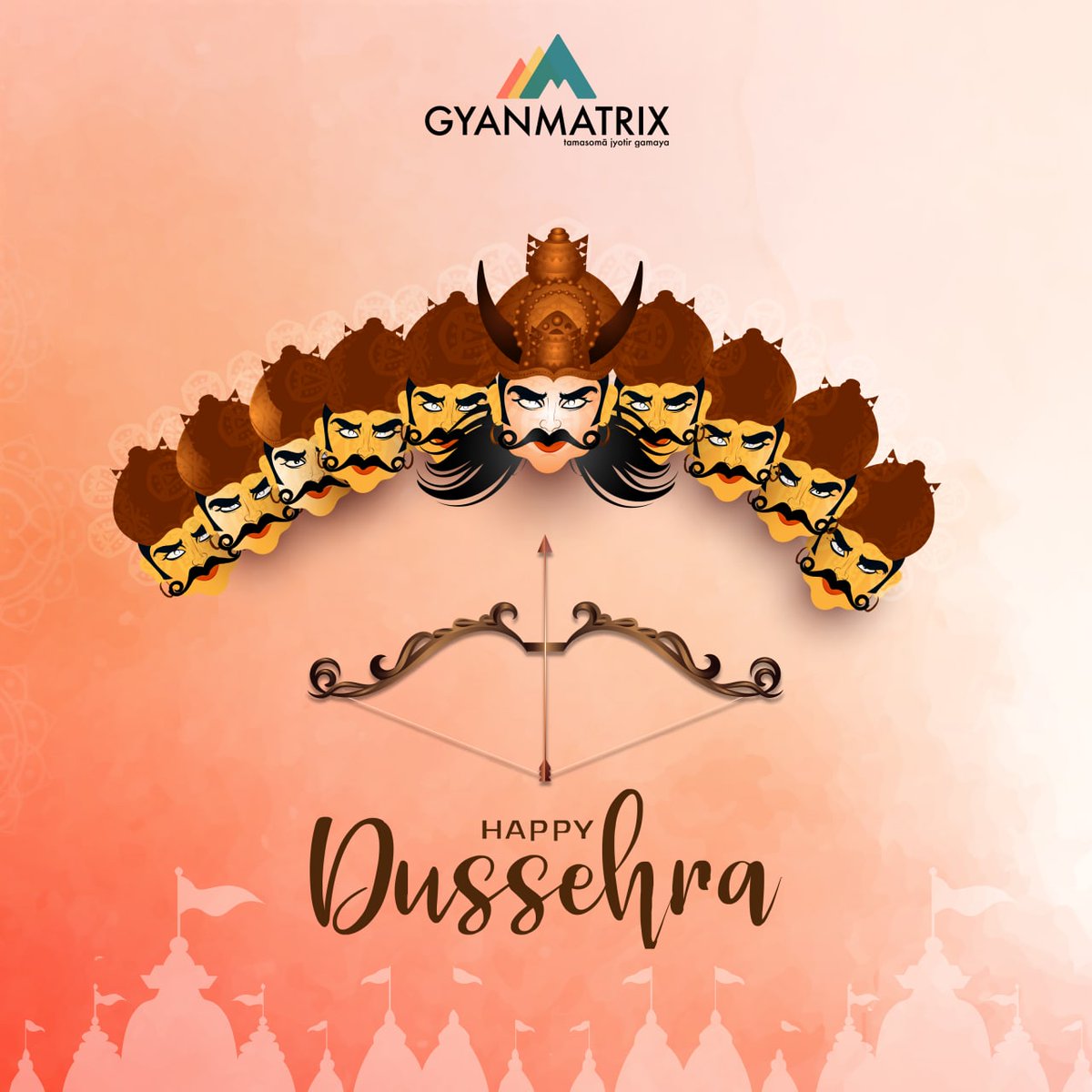 GyanMatrix's tweet photo. GyanMatrix wishes all lovely souls an abundantly #HappyDussehra ❤️ https://t.co/7NuLYB8tbg