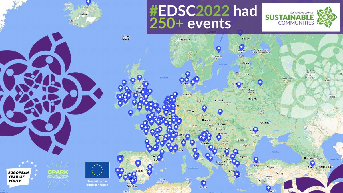 CfF_Communities's tweet photo. Over 250 events took place in September as part of the the 6th European Day of Sustainable Communities, #EDSC2022. Much opportunity for widening & deepening our collective efforts in 2023.
Highlights: From “Fridays for Future” to “Communities for Future”?
https://t.co/EYhI49eNMi https://t.co/xIqr7ztE7P