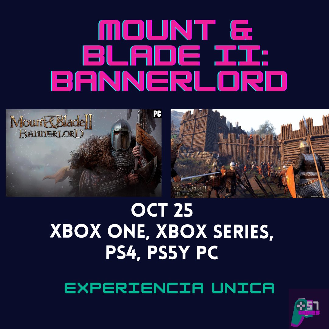 plus57games's tweet photo. 12. NEW TALES FROM THE BORDERLANDS  (21 oct - XBOX ONE, XBOX SERIES, PS4, PS5, Switch y PC)
13. Mount &amp; Blade II: Bannerlord (25 oct - XBOX ONE, XBOX SERIES, PS4, PS5 y PC)
14. Star Ocean: The Divine Force (27 oct - XBOX Series, XBOX ONE, PS4, PS5 y PC) https://t.co/utsh5v6Nns
