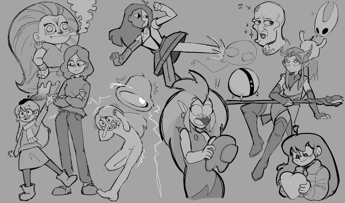 doodles of some of my favorite media😎