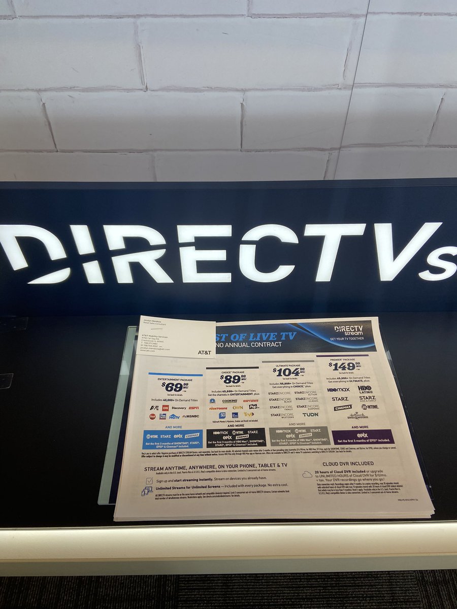 attjoce's tweet photo. Getting flyer ready to host a Direct TV event at apartment complexes with the favorite @BrownAshtonATT ๐โจ๐ฅฐ #Directtvstream https://t.co/LK5614yRi5