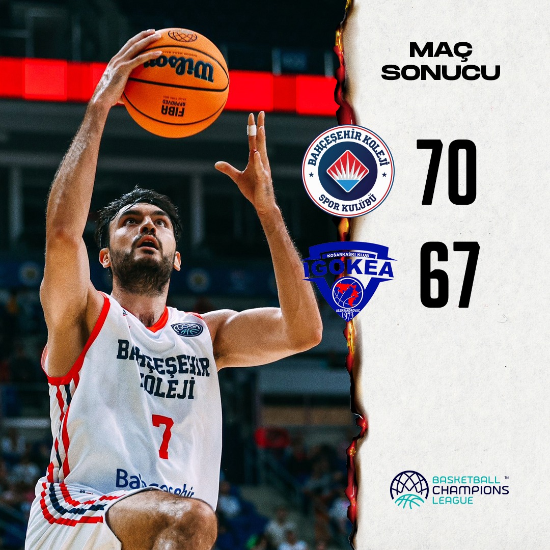 🔥 Avrupa serüvenimize galibiyetle başlıyoruz!

BCL D Grubu 1. Hafta / Maç Sonucu | Bahçeşehir Koleji 70 - 67 Igokea m:tel

Jerry Boutsiele 17 sayı (10 ribaund, 3 asist)
Jamar Smith 17 sayı (1 ribaund)
Yiğit Arslan 8 sayı (3 asist, 1 ribaund)

❤💙 #FlyHighTogether #BasketballCL