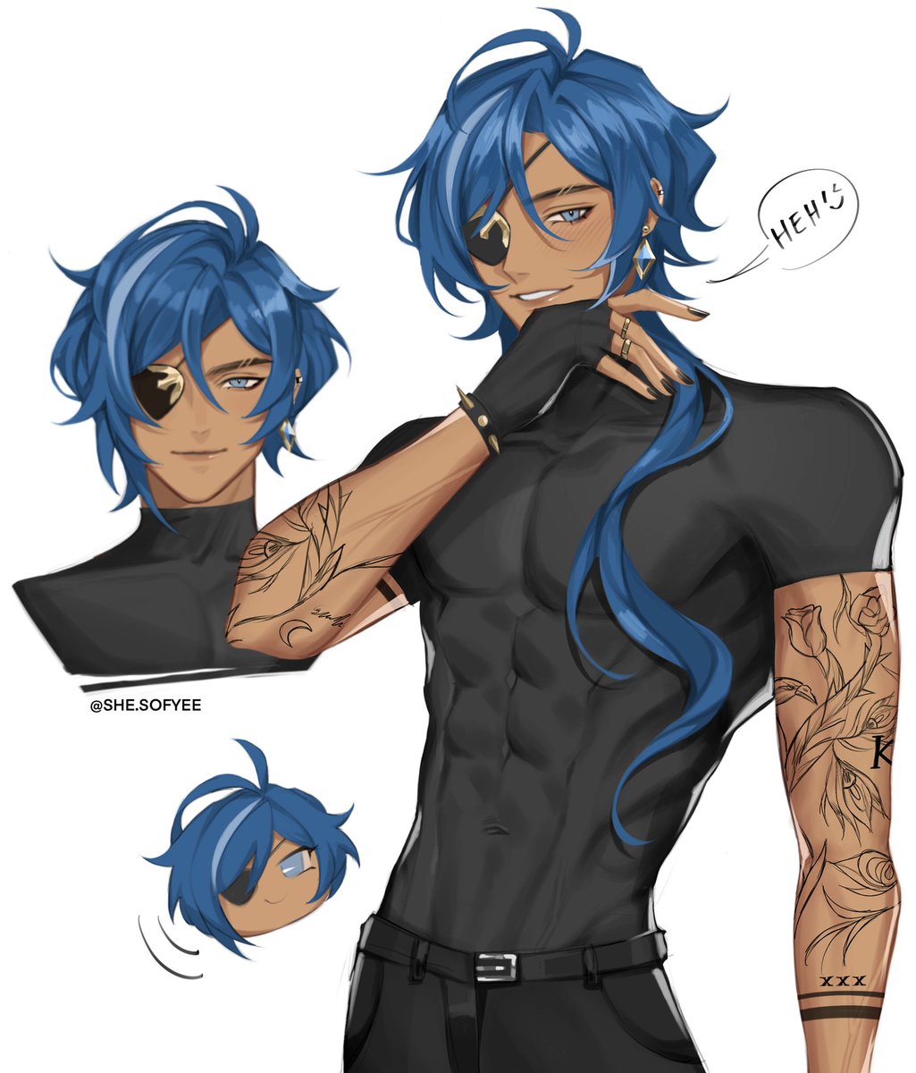 Kya version of my recent Diluc art🏃‍♀️🫶