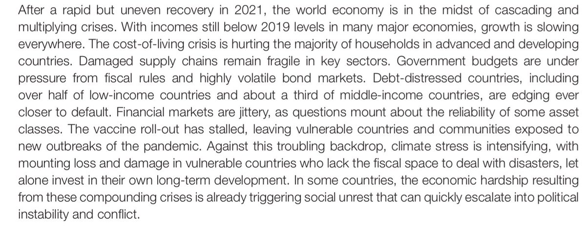 This is quite the opening paragraph. From the @UNCTAD Trade and Development Report, their annual assessment of the global economy. Full thing here: unctad.org/webflyer/trade…