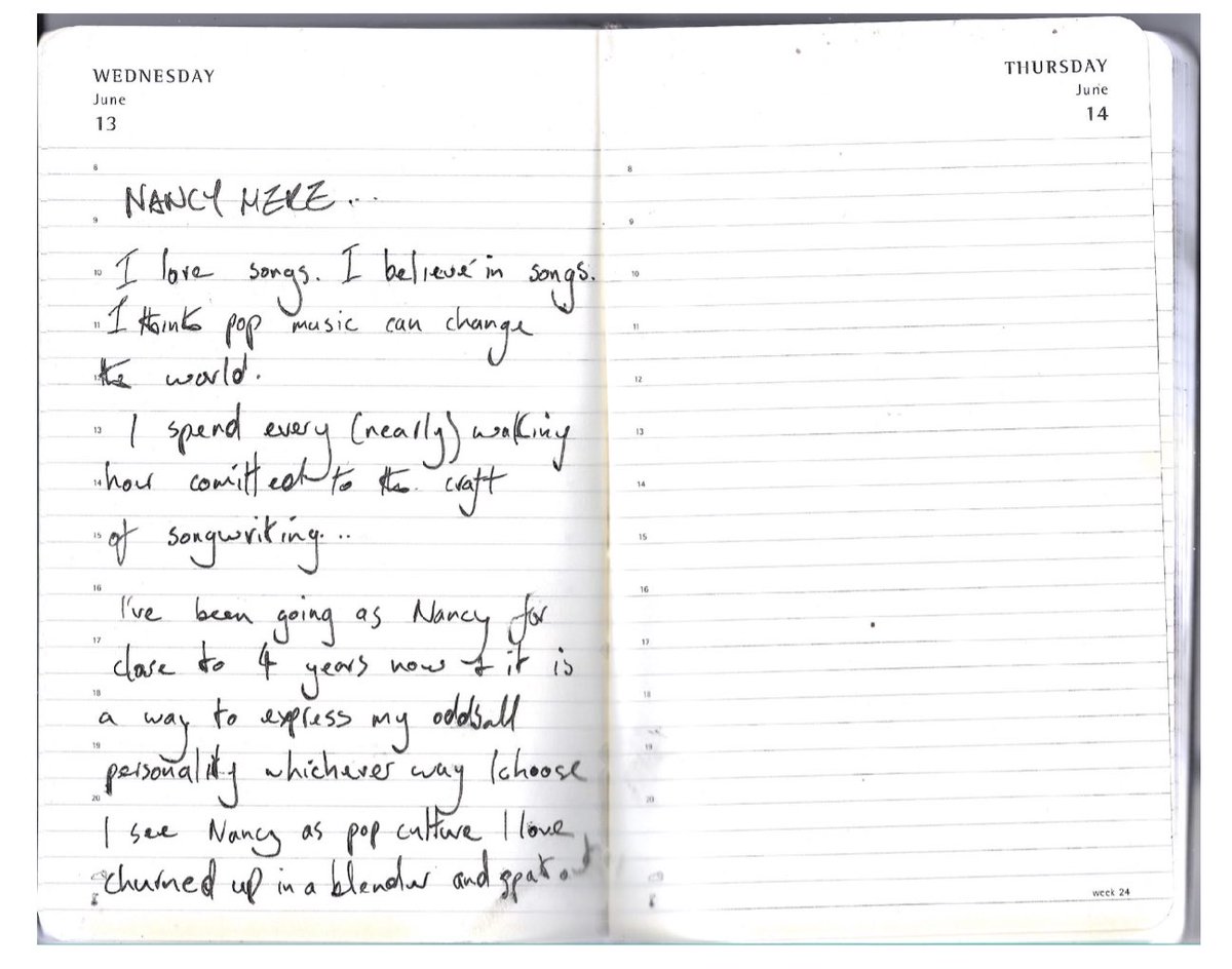 "I think pop music can change the world.”

<a href="/hihelloitsnancy/">Nancy</a>’s forthcoming album ‘English Leather’ is a reminder that we should all do better to embrace the Nancy in our lives. The world will be all the richer for it.

Lands 28th October.

blog.roughtrade.com/gb/on-the-rise…

#RTOnTheRise