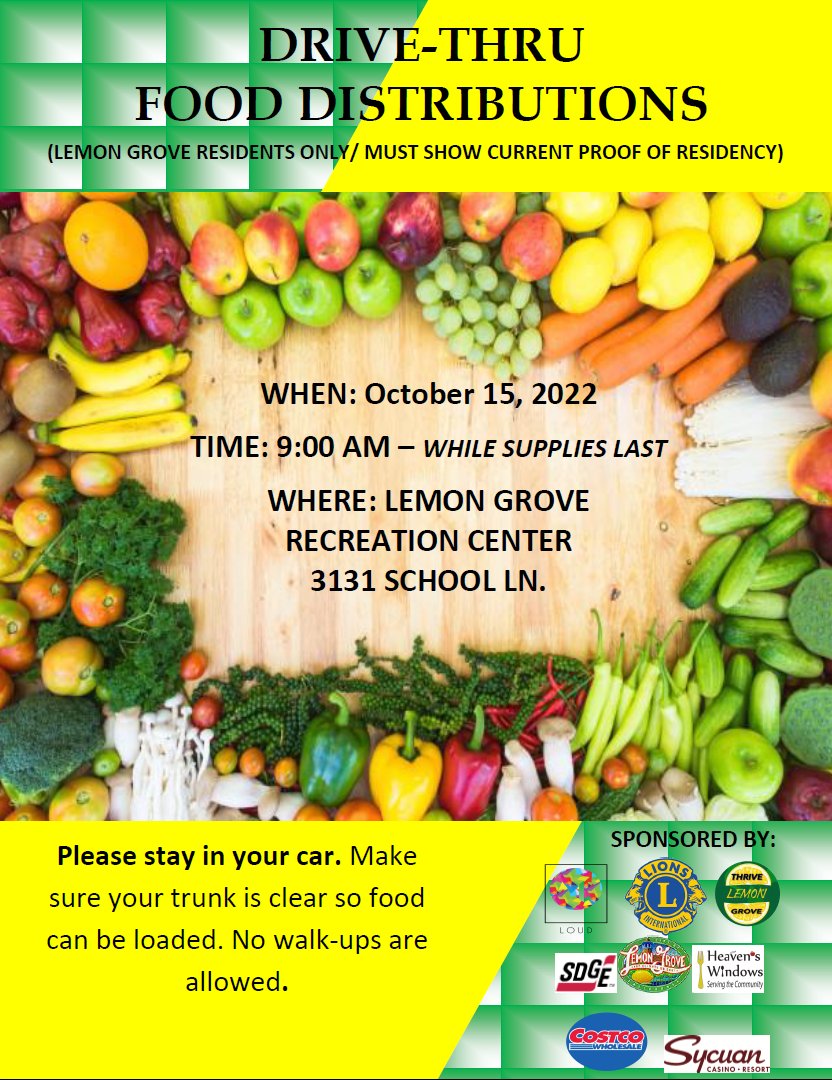 The City of Lemon Grove — City Hall on Twitter "Clear your trunk! The