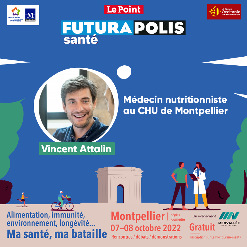 LePointEvents's tweet photo. Ma santé, ma bataille ! 
#Sport, #nutrition, #maladies, troubles, #soins...  Nos experts vous attendent pour échanger &amp; vous conseiller ! Réservez-vite vos places pour #FuturapolisSanté les 07 &amp; 08 octobre @Montpellier_. 
@FufuOuedraogo @CCompagnon_  @AttalinVincent @Sante_Gouv https://t.co/k1912SJPXx