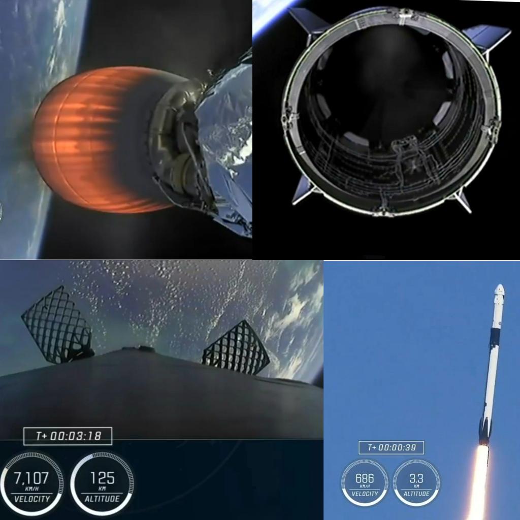 SpaceX Crew Dragon 5 lanciata con successo.
Le singole fasi in HD? Favoloso! 
@SpaceX @elonmusk @HorizonsIss 
#SpaceX #crewdragon5 #CrewDragon #crewdragonlaunch #capecanaveral #ISS #internationalspacestation #annakikina #nicolemann #joshcassada #koichiwakata