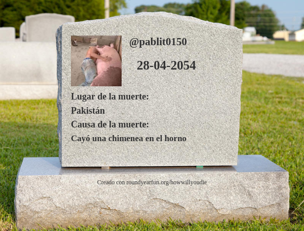 pablit0150's tweet photo. Así es como y cuándo moriré https://t.co/QAZd5XPYpz

⠀ https://t.co/oF5iTFHTtq