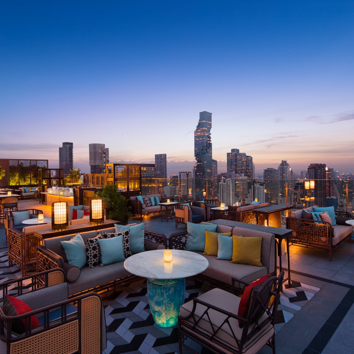Marriott's tweet photo. Open your mind to new heights and views from the top of Bangkok Marriott Hotel The Surawongse. https://t.co/t59xi6ve8L