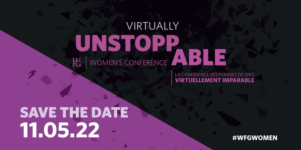 therealwfg's tweet image. WFG&apos;s Virtually Unstoppable Women&apos;s Conference is returning via live stream on 11/5/2022, 1p.m. EST.

Since this is a virtual event, why not invite 2 or 3 of your closest friends? 

Follow us on all social media...more details to follow. 

#WFG #WFGWOMEN #Virtuallyunstoppable