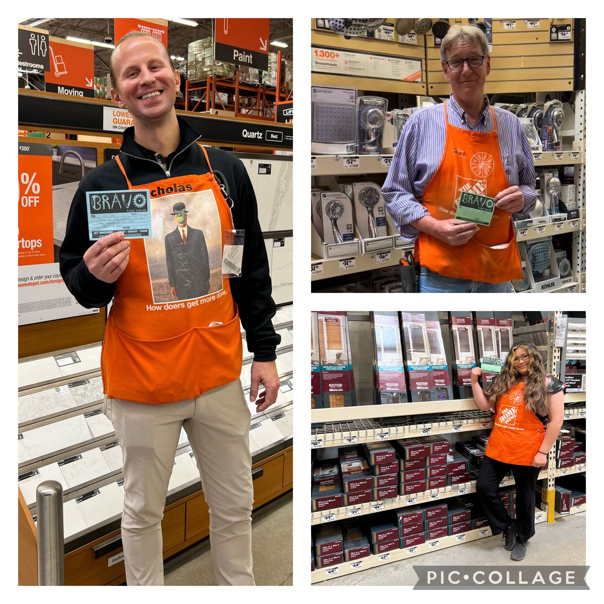 These rockstars got their names mentioned on the VOC survey! Thank you for modeling GET behaviors and putting customers FIRST! @homedepot1901