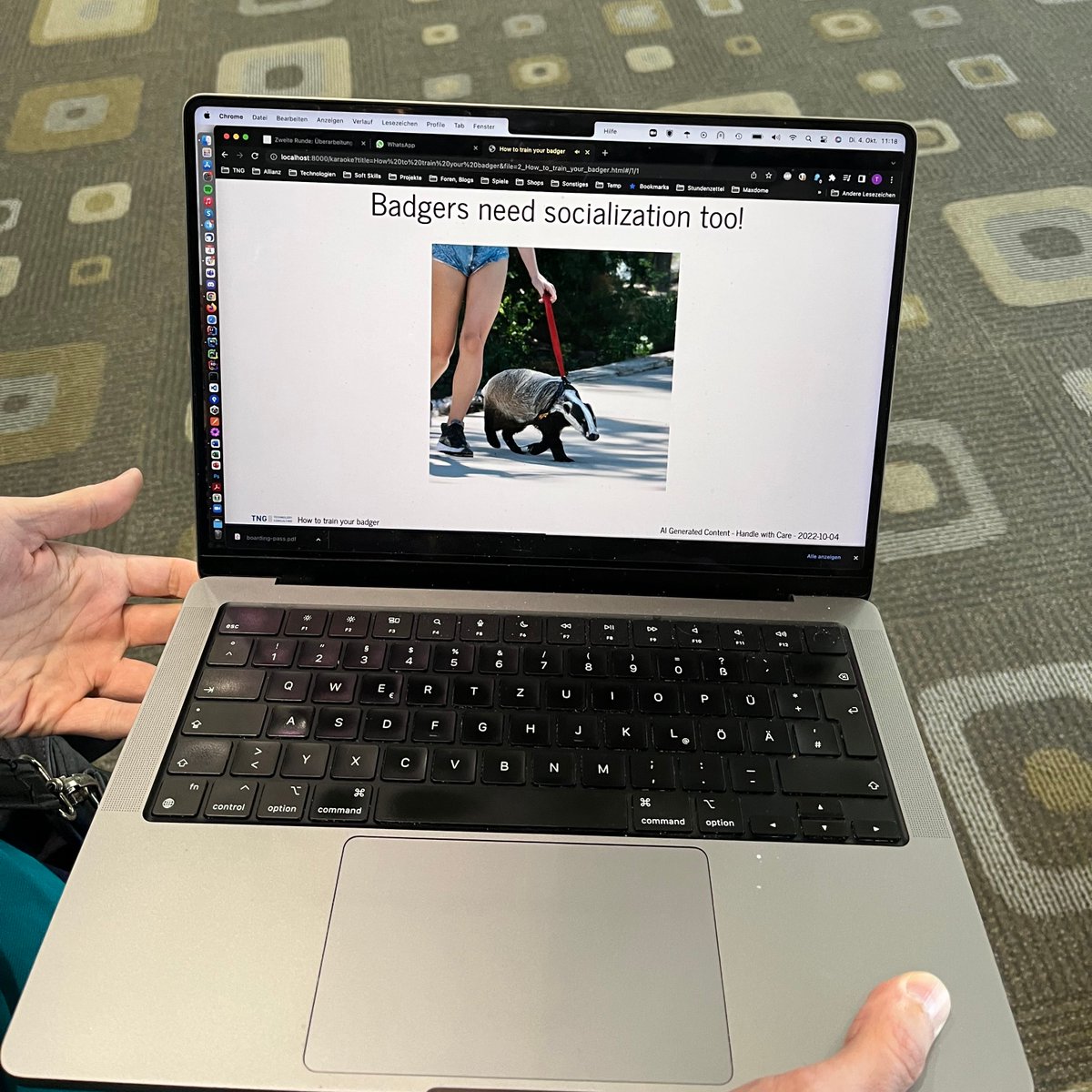 confluentinc's tweet image. Ever wish you could automatically build a presentation? Well now you can! Join the PowerPoint AI: Generation slide decks and automating presentations at the Meetup Hub at 3:00 p.m. @mayerjRRR  #Current22 (see example below)