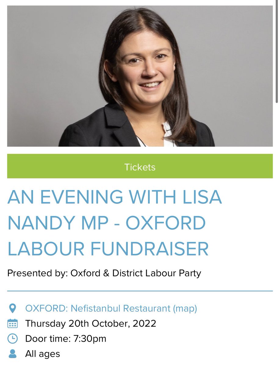 OBLabour's tweet photo. Join us for an evening with Lisa Nandy on October the 20th! Student tickets are only £20!

https://t.co/JBNUmasQWd https://t.co/i8GIVO2q5b
